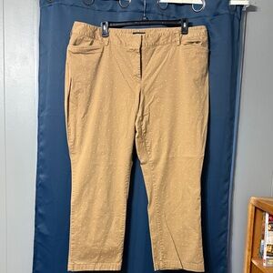 Lands End Women’s Microdot Chinos.